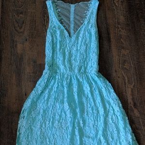 Dainty Hooligan Blue Lace Dress